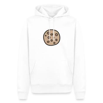 Keks, Cookie, Krümel - Männer Premium Bio Hoodie - Weiß - Vorne - Nico (187cm)