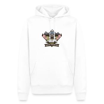 Dachzelt ⛺️ Offroad 🚙 Adventure - Männer Premium Bio Hoodie - Weiß - Vorne - Nico (187cm)