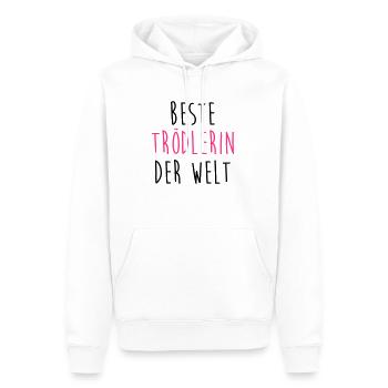 Trödler Trödlerin Trödelhandel Flohmarkt Antiquar - Männer Premium Bio Hoodie - Weiß - Vorne - Nico (187cm)