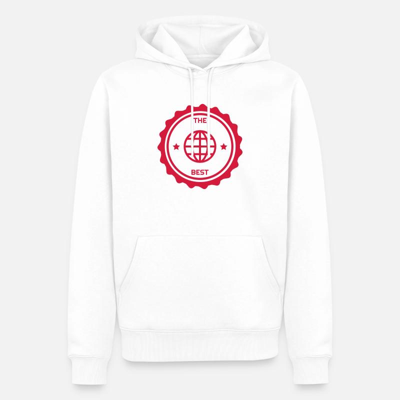 Webmaster Internet Web Geek Website - Männer Premium Bio Hoodie - Weiß