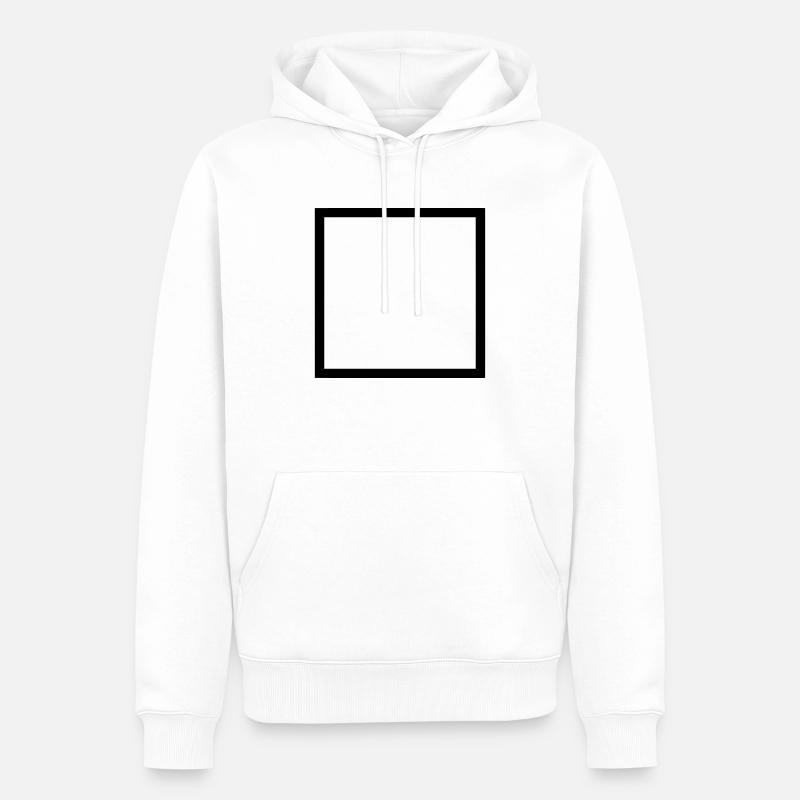 A Personnaliser / Custom / Customiser / Customize - Sweat à capuche Premium bio Homme - blanc