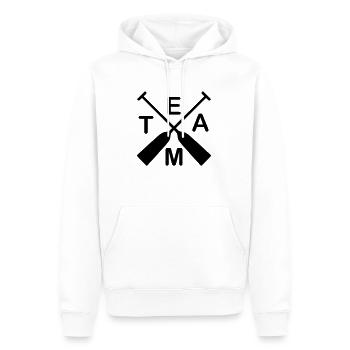 Drachenboot Team 1c - Männer Premium Bio Hoodie - Weiß - Vorne - Nico (187cm)