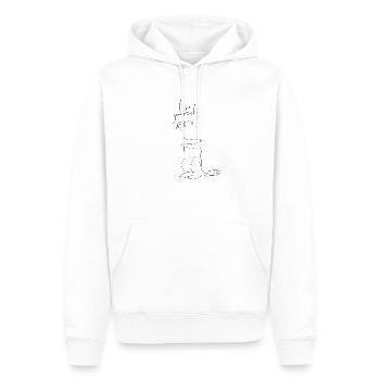 Love Yourself - Cute Otter - Männer Premium Bio Hoodie - Weiß - Vorne - Nico (187cm)