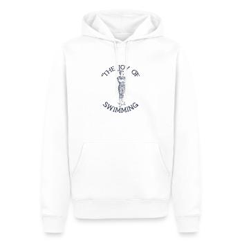 Joy of Swimming - Männer Premium Bio Hoodie - Weiß - Vorne - Nico (187cm)