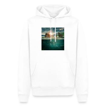 Underwater world of imagination - Men’s Premium Organic Hoodie - white - Front - Nico (187cm)