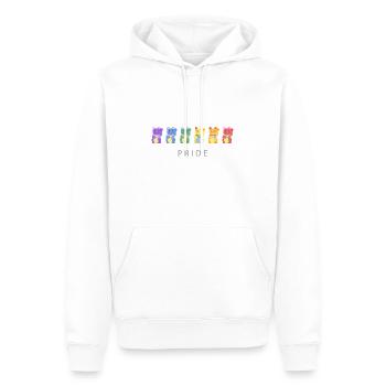 Pride Month Winkekatze - Männer Premium Bio Hoodie - Weiß - Vorne - Nico (187cm)