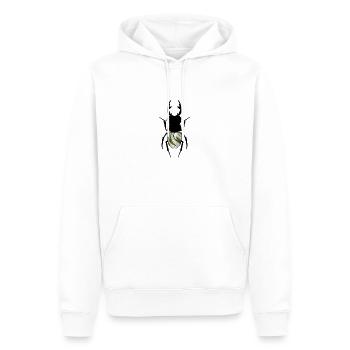 Stag beetle - Men’s Premium Organic Hoodie - white - Front - Nico (187cm)