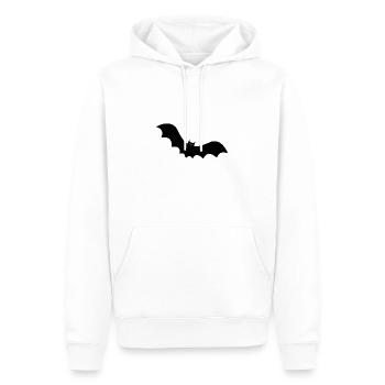Batte d'Halloween - Sweat à capuche Premium bio Homme - blanc - Devant - Nico (187cm)