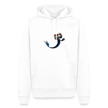 Meerjungfrau - Meerjungfrau - Männer Premium Bio Hoodie - Weiß - Vorne - Nico (187cm)