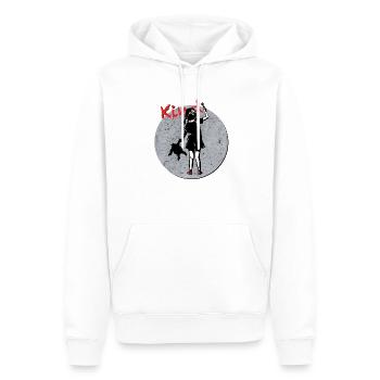 Child 2 - Men’s Premium Organic Hoodie - white - Front - Nico (187cm)