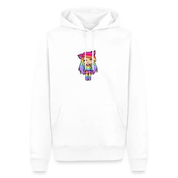 Regenbogen Gacha Mädchen - Männer Premium Bio Hoodie - Weiß - Vorne - Nico (187cm)