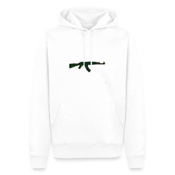 Kalaschnikow AK 47 - Männer Premium Bio Hoodie - Weiß - Vorne - Nico (187cm)