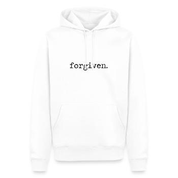 Forgiven Pardon Oublié Pardon Sort - Sweat à capuche Premium bio Homme - blanc - Devant - Nico (187cm)