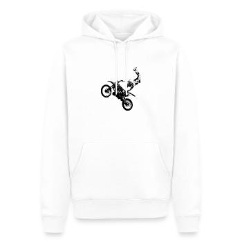 freestyle motocross - Men’s Premium Organic Hoodie - white - Front - Nico (187cm)