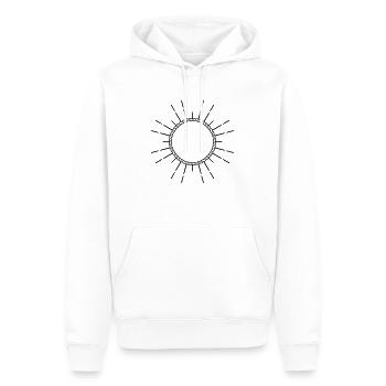 Nautisches Symbol Logo Rahmen Vektor Design - Männer Premium Bio Hoodie - Weiß - Vorne - Nico (187cm)
