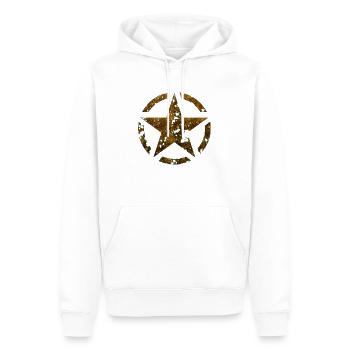 jeep united states army decal - Men’s Premium Organic Hoodie - white - Front - Nico (187cm)