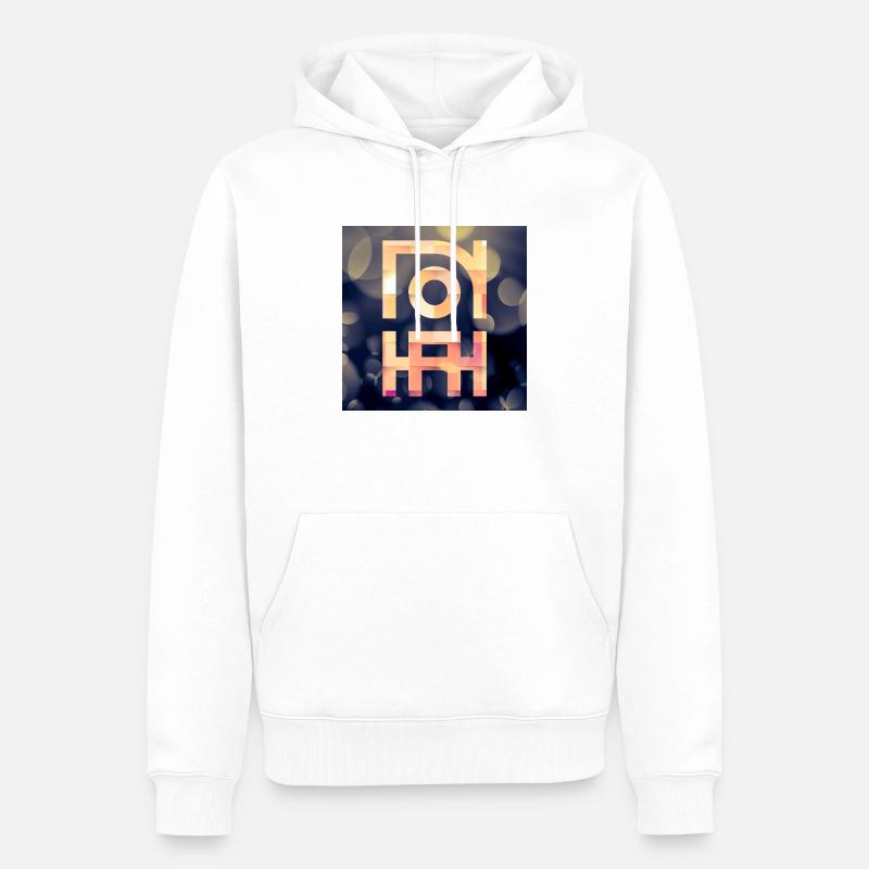 Noah - Lounge Version - Männer Premium Bio Hoodie - Weiß