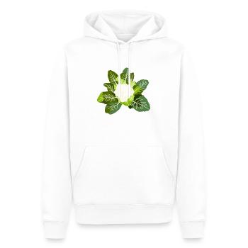 Choux Fleur Légume Jardin Potager - Sweat à capuche Premium bio Homme - blanc - Devant - Nico (187cm)