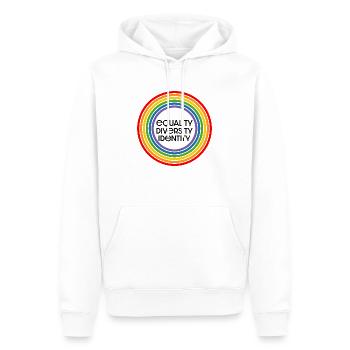 equality diversity identity LGBT lgbtqi queer - Männer Premium Bio Hoodie - Weiß - Vorne - Nico (187cm)