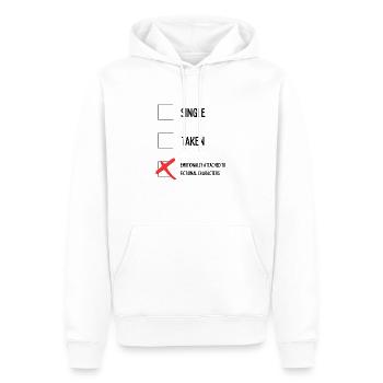 Fictional characters - Men’s Premium Organic Hoodie - white - Front - Nico (187cm)