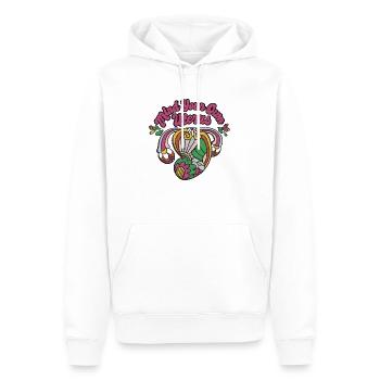 Mächtiges Zitat Frauen Mächtiges Zitat Frauen Gesc - Männer Premium Bio Hoodie - Weiß - Vorne - Nico (187cm)