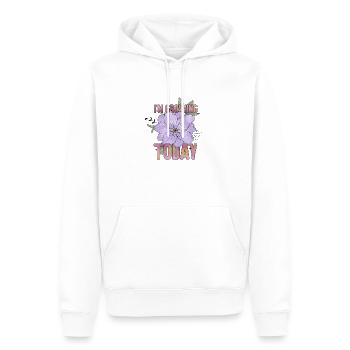 Selbstliebe Selbstbewusstsein Inspiration Energie - Männer Premium Bio Hoodie - Weiß - Vorne - Nico (187cm)