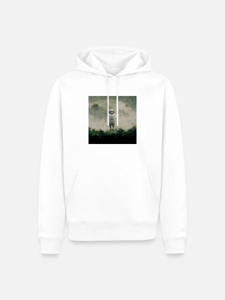 Lonely Voyager 043 - Männer Premium Bio Hoodie - Weiß