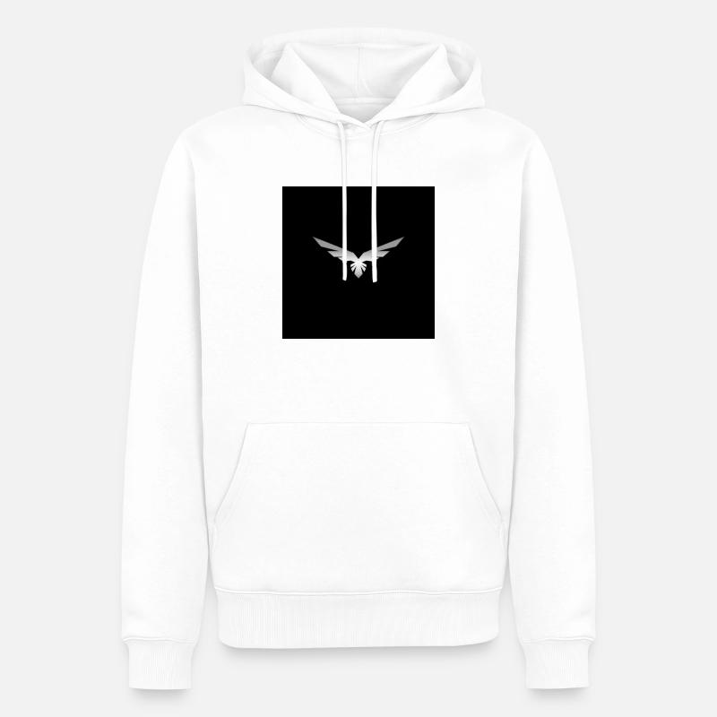 A8BF3560 83EE 49C9 A30E 15AF2A76CF7F - Männer Premium Bio Hoodie - Weiß
