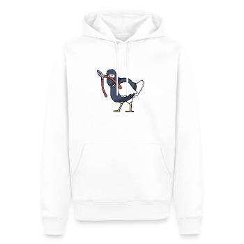 CS:GO CT Duck Defuse - Männer Premium Bio Hoodie - Weiß - Vorne - Nico (187cm)