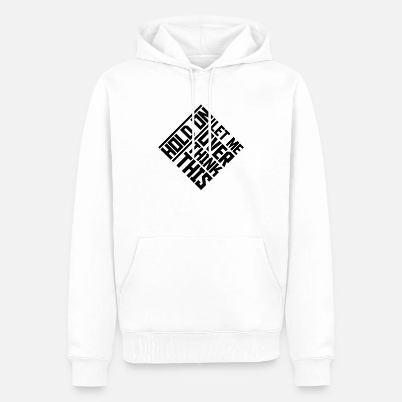 Permettez-moi d’exagérer - Sweat à capuche Premium bio Homme - blanc