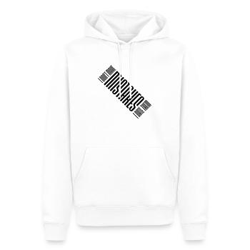 Date Mistakes Zitat Logo - Männer Premium Bio Hoodie - Weiß - Vorne - Nico (187cm)