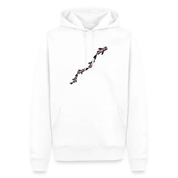Viele Koi Fisch Nishikigoi - Männer Premium Bio Hoodie - Weiß - Vorne - Nico (187cm)