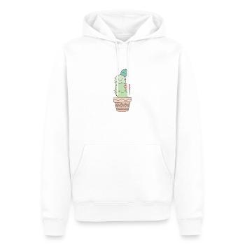 Frères. - Sweat à capuche Premium bio Homme - blanc - Devant - Nico (187cm)
