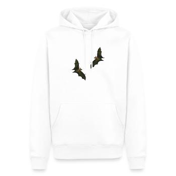 tanzende Flughunde - Männer Premium Bio Hoodie - Weiß - Vorne - Nico (187cm)