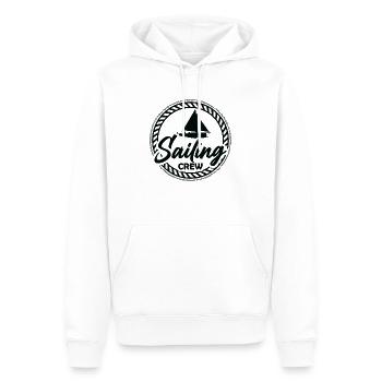 Équipage - Sweat à capuche Premium bio Homme - blanc - Devant - Nico (187cm)