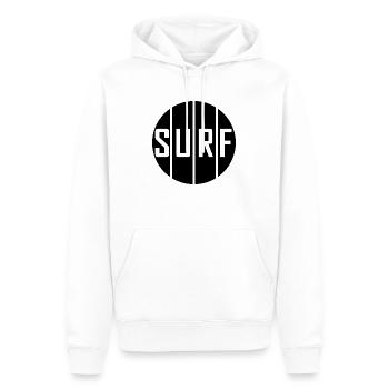 Surfing Motiv für Wellenreiten Hobby - Männer Premium Bio Hoodie - Weiß - Vorne - Nico (187cm)