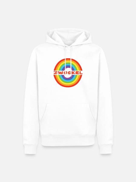 Zwockel - Männer Premium Bio Hoodie - Weiß