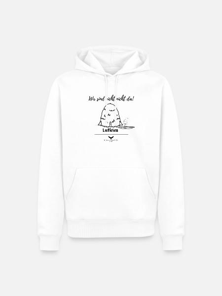 Spreewald Lutkies Sagen kleine Leute - Männer Premium Bio Hoodie - Weiß