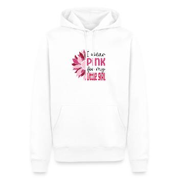 Save the Boobies Little girl - Men’s Premium Organic Hoodie - white - Front - Nico (187cm)