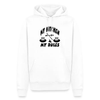 Küche - Männer Premium Bio Hoodie - Weiß - Vorne - Nico (187cm)