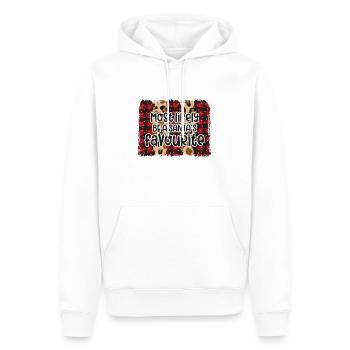 Christmas Squad - Most Likely - Funny Christmas - Men’s Premium Organic Hoodie - white - Front - Nico (187cm)