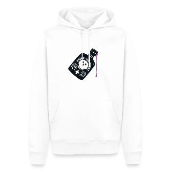 Purple mystery potion - Men’s Premium Organic Hoodie - white - Front - Nico (187cm)