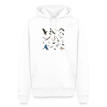 Vögel Kanadas - Männer Premium Bio Hoodie - Weiß - Vorne - Nico (187cm)