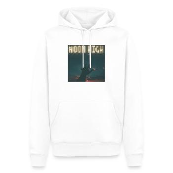 Moon - Männer Premium Bio Hoodie - Weiß - Vorne - Nico (187cm)