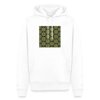 Modèle chinois - Sweat à capuche Premium bio Homme - blanc - Devant - Nico (187cm)