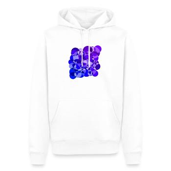 Circles - Männer Premium Bio Hoodie - Weiß - Vorne - Nico (187cm)