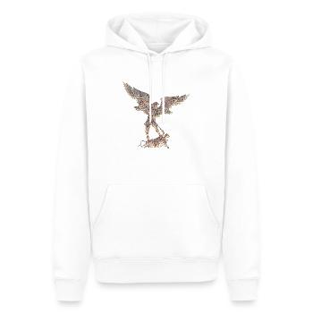 Michel archange saint ange chrétien saint snkt - Sweat à capuche Premium bio Homme - blanc - Devant - Nico (187cm)
