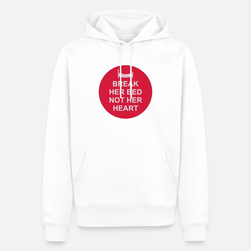 briser son lit Citation - Sweat à capuche Premium bio Homme - blanc