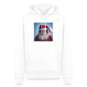 Santa Claus - Men’s Premium Organic Hoodie - white - Front - Nico (187cm)