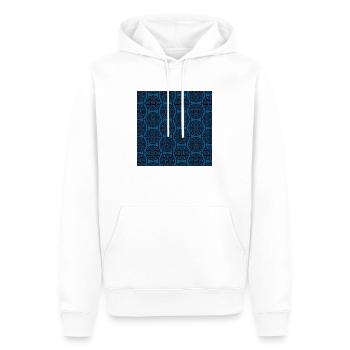 Chinesisches Muster - Männer Premium Bio Hoodie - Weiß - Vorne - Nico (187cm)